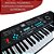 Teclado Musical 61 Teclas Importway Com Microfone Ideal Para Iniciantes Crianças E Adultos - Imagem 8