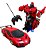 Carrinho De Controle Remoto 1:18 Vermelho Importway Vira Robô Brinquedo Infantil - Imagem 1