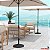 Base Para Ombrelone Importway 15 Kg Cimento Preto Ideal Para Jardim Piscina E Quintal - Imagem 6