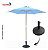 Base Para Ombrelone Importway 15 Kg Cimento Preto Ideal Para Jardim Piscina E Quintal - Imagem 8