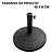 Base Para Ombrelone Importway 15 Kg Cimento Preto Ideal Para Jardim Piscina E Quintal - Imagem 2
