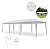 Gazebo Tenda 3x9m Importway Branco Montável Ideal Para Praia Campo Piscina E Jardim - Imagem 1