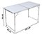 Mesa Dobrável Importway Branca 1,20m Com 4 Bancos Ideal Para Camping, Praia E Piquenique - Imagem 2