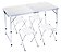 Mesa Dobrável Importway Branca 1,20m Com 4 Bancos Ideal Para Camping, Praia E Piquenique - Imagem 1