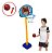 Cesta De Basquete Infantil Importway Com Bola E Inflador Ideal Para Área Interna E Externa - Imagem 1