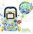 Andador Didático Importway Azul Brinquedo Musical Educativo Para Desenvolvimento Infantil - Imagem 3