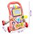 Andador Didático Importway Rosa Brinquedo Musical Educativo Para Desenvolvimento Infantil - Imagem 2