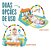 Tapete Infantil Para Bebê Importway Com Móbile E Piano Estampado Educativo E Divertido - Imagem 3