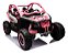 Quadriciclo Utv Elétrico Infantil 24v Can Am Maverick Rosa Bivolt Com Luzes, Som E Bateria Recarregável Bivolt - Imagem 9