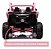 Quadriciclo Utv Elétrico Infantil 24v Can Am Maverick Rosa Bivolt Com Luzes, Som E Bateria Recarregável Bivolt - Imagem 8