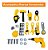 Kit Oficina Mecânica Infantil Com Bancada E Ferramentas Educativas Brinquedo Completo Importway - Imagem 3