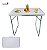 Mesa Dobrável Portátil 80x60cm Importway Vira Maleta Ideal Para Camping, Praia, Piquenique E Churrasco - Imagem 8