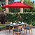 Ombrelone Articulado 2,70m Vermelho Com Proteção Uv Ideal Para Jardim, Piscina E Praia - Imagem 9