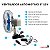 Ventilador Automotivo 8" 12V Oscilante Com Grade De Proteção Ideal Para Carros Caminhões E Vans - Importway - Imagem 5