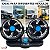Mini Ventilador Duplo Automotivo 24V Silencioso Para Caminhão Ônibus E Veículos Pesados 2 Velocidades - Importway - Imagem 4