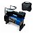 Mini Compressor de Ar Azul Automotivo 12V 150PSI 35L/min c/Selante e Bolsa Portátil p/ Carro Moto e Bicicleta Importway - Imagem 1