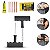 Kit Reparo de Pneus Emergencial Portátil Para Carros Motos Com 2 Manoplas 5 Tiras Adesivas e Cola - Importway - Imagem 1