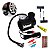Mini Compressor De Ar Automotivo 12v 300psi Portátil Com Kit Reparo Importway Prático E Eficiente - Imagem 1