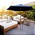 Ombrelone Guarda Sol Central De Madeira 2 Metros Azul Importway Ideal Para Jardim Piscina E Praia - Imagem 9