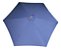 Ombrelone Central Azul 3,00m De Madeira Proteção Uv Importway Ideal Para Praia, Piscina E Áreas Externas - Imagem 5