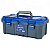 Maleta para Pesca 15L PBC Sabre Pesca Brasil Azul e Cinza Portátil Caixa Organizadora para Iscas e Acessórios - Imagem 6