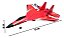 Avião Planador Infantil Importway Leve Vermelho Elétrico Controle Remoto Bateria Recarregável - Imagem 2