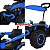 Quadriciclo Elétrico Infantil 6v Azul Com Empurrador E Cobertura Recarregável Luzes E Som Importway - Imagem 8