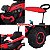 Quadriciclo Elétrico Infantil 6v Vermelho Com Empurrador E Cobertura Recarregável Luzes E Som Importway - Imagem 8