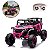 Mini Quadriciclo Elétrico 12V Infantil Com Controle Remoto e Entrada USB Bluetooth MP3 Rosa- Importway - Imagem 1