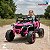 Mini Quadriciclo Elétrico 12V Infantil Com Controle Remoto e Entrada USB Bluetooth MP3 Rosa- Importway - Imagem 9