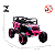Mini Quadriciclo Elétrico 12V Infantil Com Controle Remoto e Entrada USB Bluetooth MP3 Rosa- Importway - Imagem 7