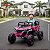 Mini Quadriciclo Elétrico 12V Infantil Com Controle Remoto e Entrada USB Bluetooth MP3 Rosa- Importway - Imagem 5