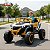 Mini Quadriciclo Elétrico 12V Infantil Com Controle Remoto e Entrada USB Bluetooth MP3 Branco e Amarelo - Importway - Imagem 8
