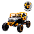 Mini Quadriciclo Elétrico 12V Infantil Com Controle Remoto e Entrada USB Bluetooth MP3 Branco e Amarelo - Importway - Imagem 8