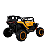 Mini Quadriciclo Elétrico 12V Infantil Com Controle Remoto e Entrada USB Bluetooth MP3 Amarelo e Preto - Importway - Imagem 2