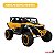 Mini Quadriciclo Elétrico 12V Infantil Com Controle Remoto e Entrada USB Bluetooth MP3 Amarelo e Preto - Importway - Imagem 2