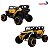 Mini Quadriciclo Elétrico 12V Infantil Com Controle Remoto e Entrada USB Bluetooth MP3 Amarelo e Preto - Importway - Imagem 8