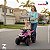 Mini Quadriciclo Elétrico 6V Infantil Com Empurrador Cobertura E Bateria Recarregável Rosa Proteção Solar - Importway - Imagem 8