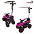 Mini Quadriciclo Elétrico 6V Infantil Com Empurrador Cobertura E Bateria Recarregável Rosa Proteção Solar - Importway - Imagem 9