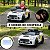 Mini Carro Elétrico Infantil Esportivo 12V Branco Com Controle Remoto Função Música E Luzes LED - Importway - Imagem 2