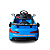 Mini Carro Elétrico Infantil Esportivo 12V Azul Com Controle Remoto Função Música E Luzes LED - Importway - Imagem 6