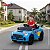 Mini Carro Elétrico Infantil Esportivo 12V Azul Com Controle Remoto Função Música E Luzes LED - Importway - Imagem 2