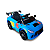 Mini Carro Elétrico Infantil Esportivo 12V Azul Com Controle Remoto Função Música E Luzes LED - Importway - Imagem 3
