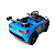 Mini Carro Elétrico Infantil Esportivo 12V Azul Com Controle Remoto Função Música E Luzes LED - Importway - Imagem 5