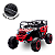 Mini Quadriciclo Elétrico 12V Infantil Com Controle Remoto e Entrada USB Bluetooth MP3 Vermelho- Importway - Imagem 6