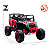 Mini Quadriciclo Elétrico 12V Infantil Com Controle Remoto e Entrada USB Bluetooth MP3 Vermelho- Importway - Imagem 4