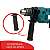 Furadeira de Impacto Profissional 550W 3/8" (10mm) 220V  Alta Performance e Durabilidade -  Importway - Imagem 9