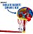 Jogo 2x1 Futebol E Basquete Infantil Com Trava, Rede, Tabela E Bolas Inclusas Importway - Imagem 3