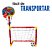 Jogo 2x1 Futebol E Basquete Infantil Com Trava, Rede, Tabela E Bolas Inclusas Importway - Imagem 5
