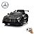 Mini Carro Elétrico 12v Mercedes Benz Gt3 Preto Licenciado Importway Com Luz Som E Controle Remoto - Imagem 1